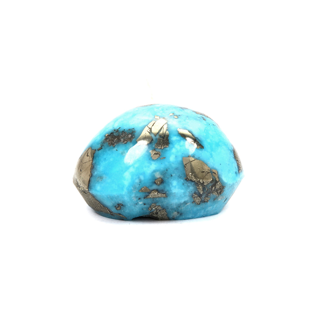 Irani Turquoise (Firoza) Oval 22.55 Cts (24.81 Ratti)