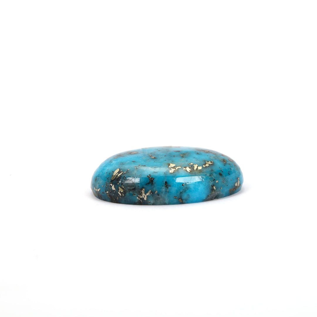 Irani Turquoise (Firoza) Oval 9.43 Cts (10.37 Ratti)