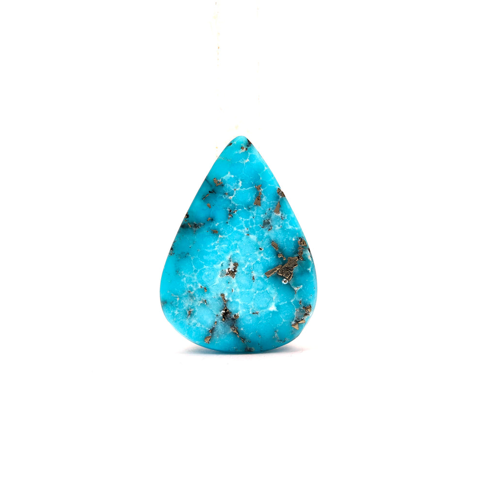 Certified Nishapuri Turquoise (Firoza) Oval 5.82 Cts (6.40 Ratti) CNZI90