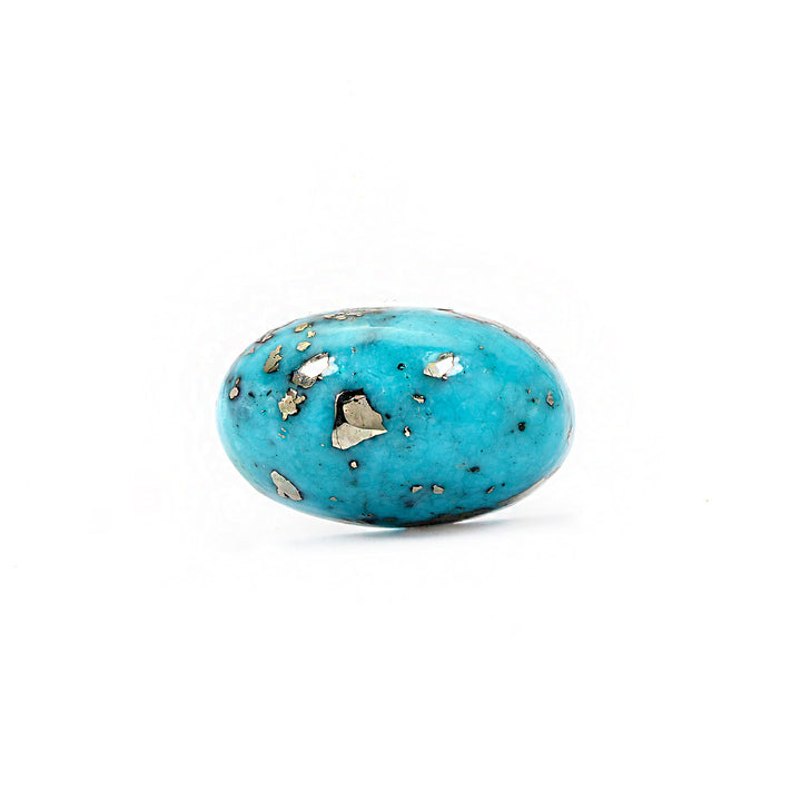 Irani Turquoise (Firoza) Oval 8.53 Cts (9.38 Ratti)