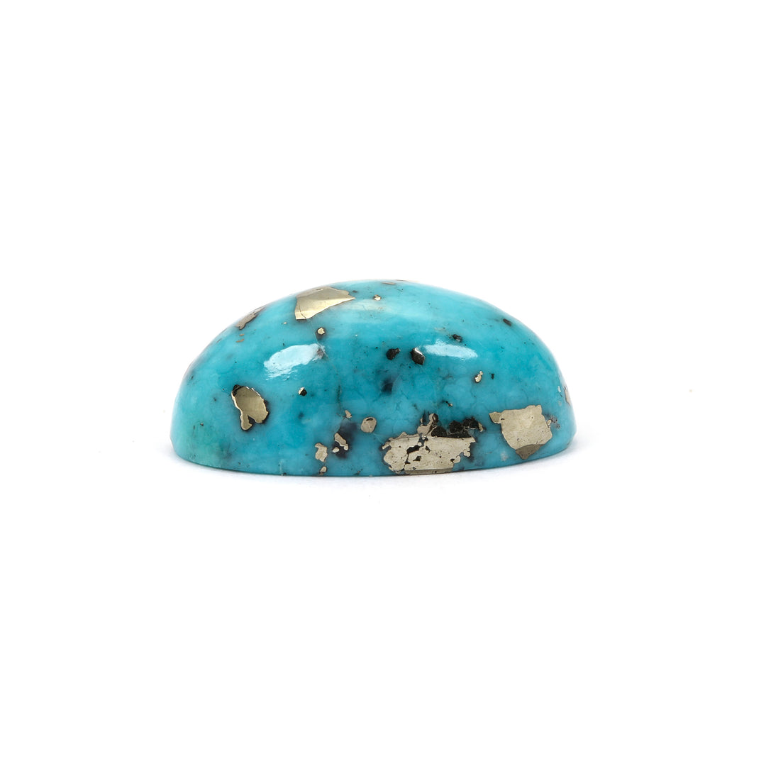 Irani Turquoise (Firoza) Oval 8.53 Cts (9.38 Ratti)