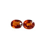 2Pc Lot Spessartite Garnet 5x4mm 0.60 Carats