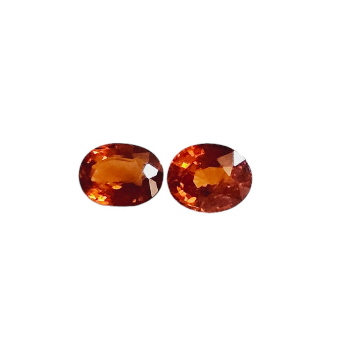 2Pc Lot Spessartite Garnet 5x4mm 0.60 Carats