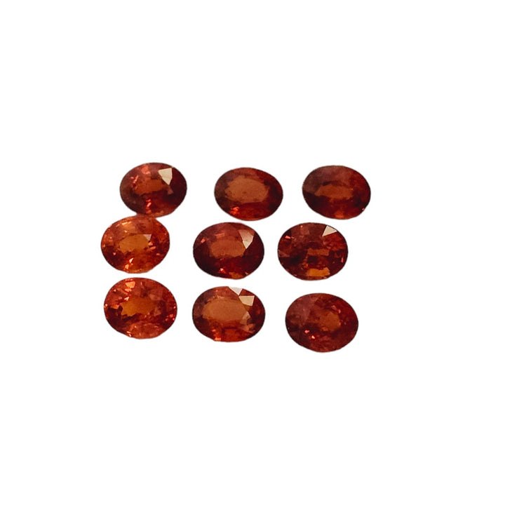 2Pc Lot Spessartite Garnet 5x4mm 0.60 Carats