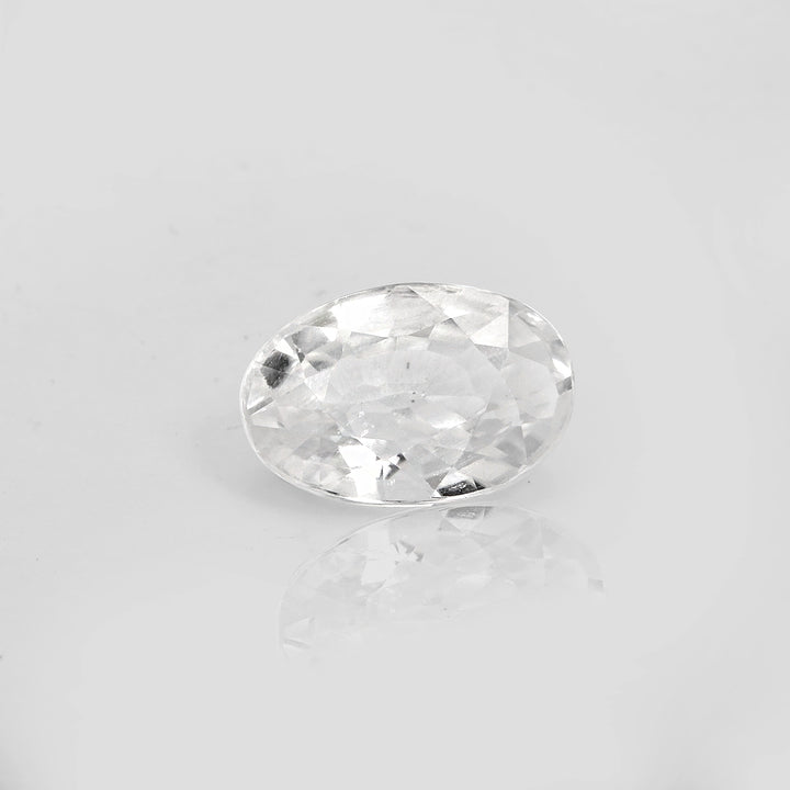 Certified White Zircon 5.45 Cts (6.00 Ratti) TYVW89