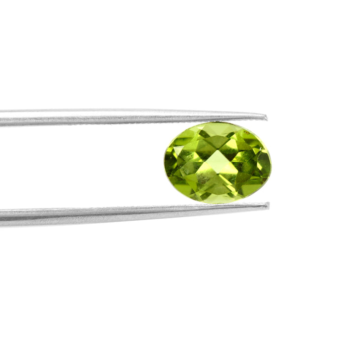 Certified Peridot Oval 1.57 Carats