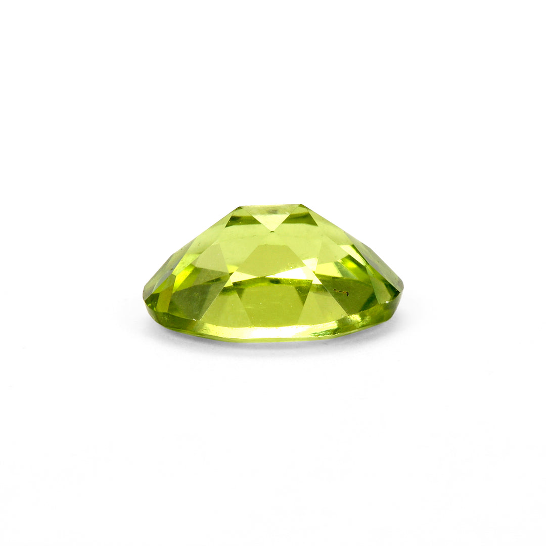 Certified Peridot Oval 1.57 Carats