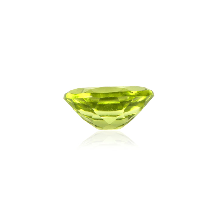 Certified Peridot Oval 1.57 Carats