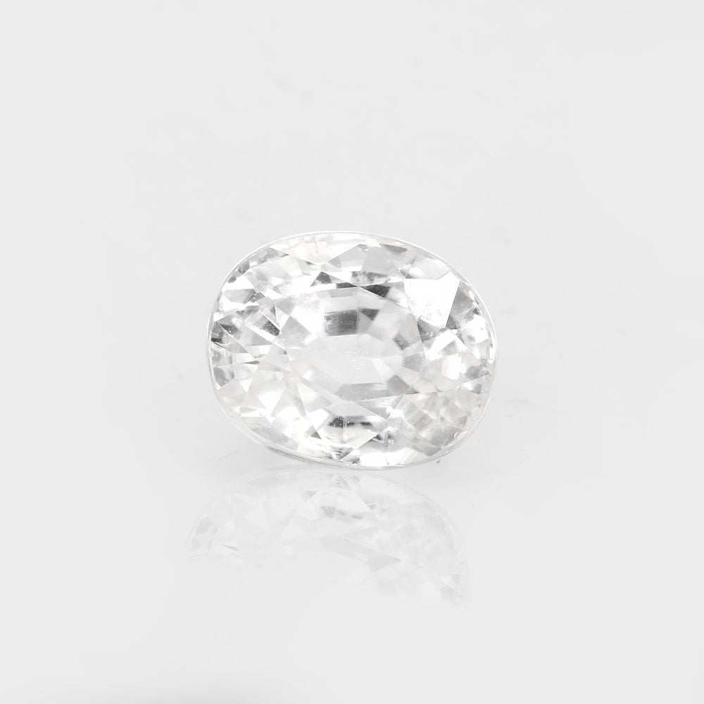 Certified White Zircon 6.55 Cts (7.21 Ratti) UCVW48