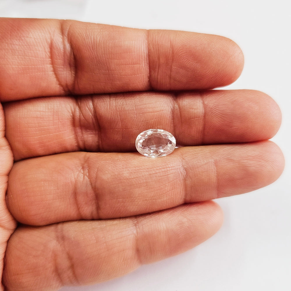 Certified White Zircon 5.13 Cts (5.64 Ratti) UCVW84