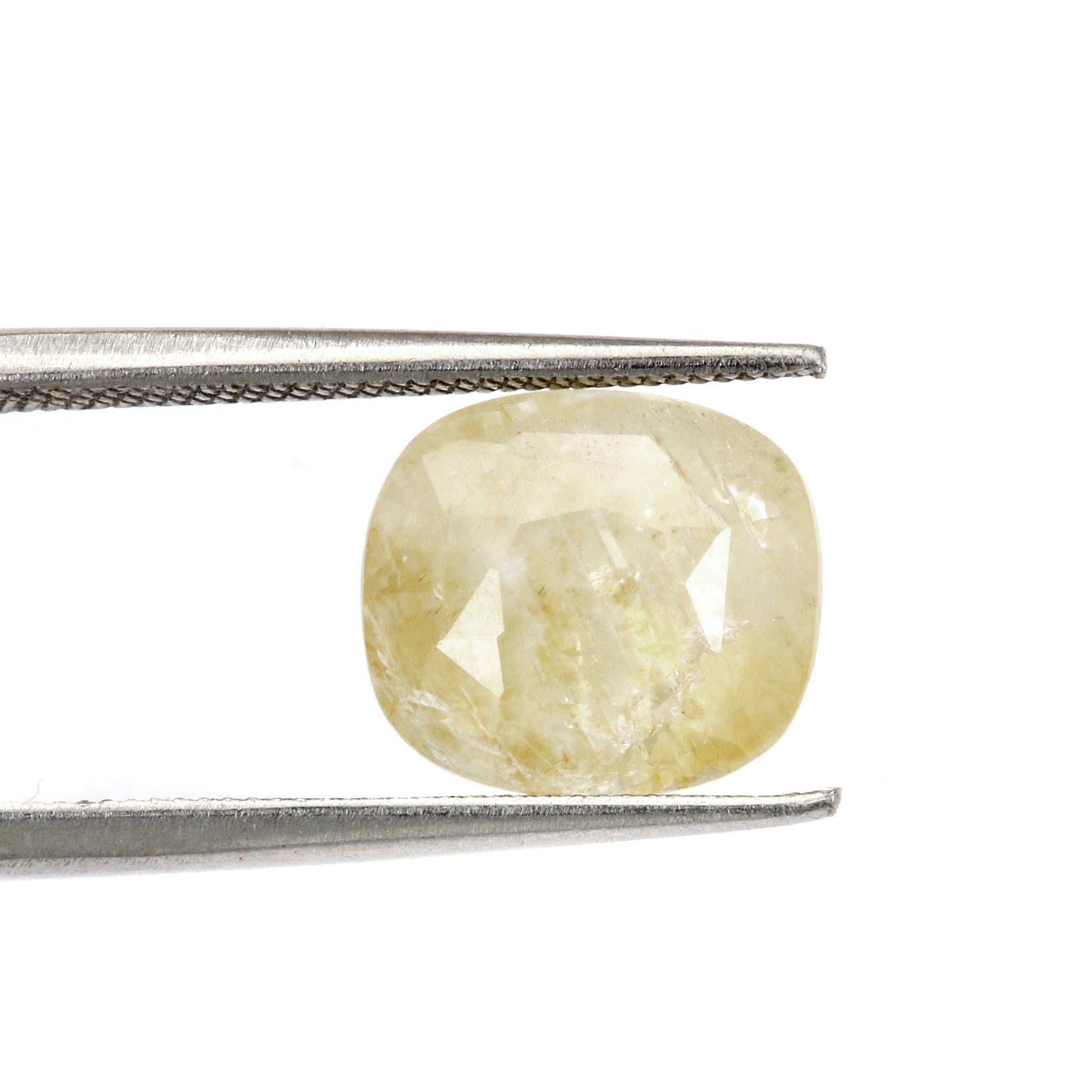 Certified Yellow Sapphire-4.40 Carats (4.84 Ratti) Sri Lanka (Ceylon), SKU:UNZI29