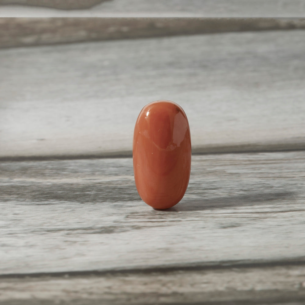Certified Red Coral (Moonga) 8.50 Cts. (9.35 Ratti) Italy UNZI84