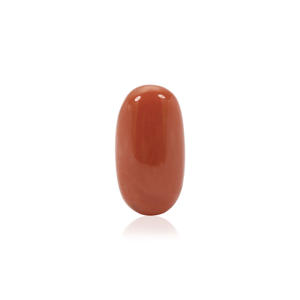 Certified Red Coral (Moonga) 8.50 Cts. (9.35 Ratti) Italy UNZI84