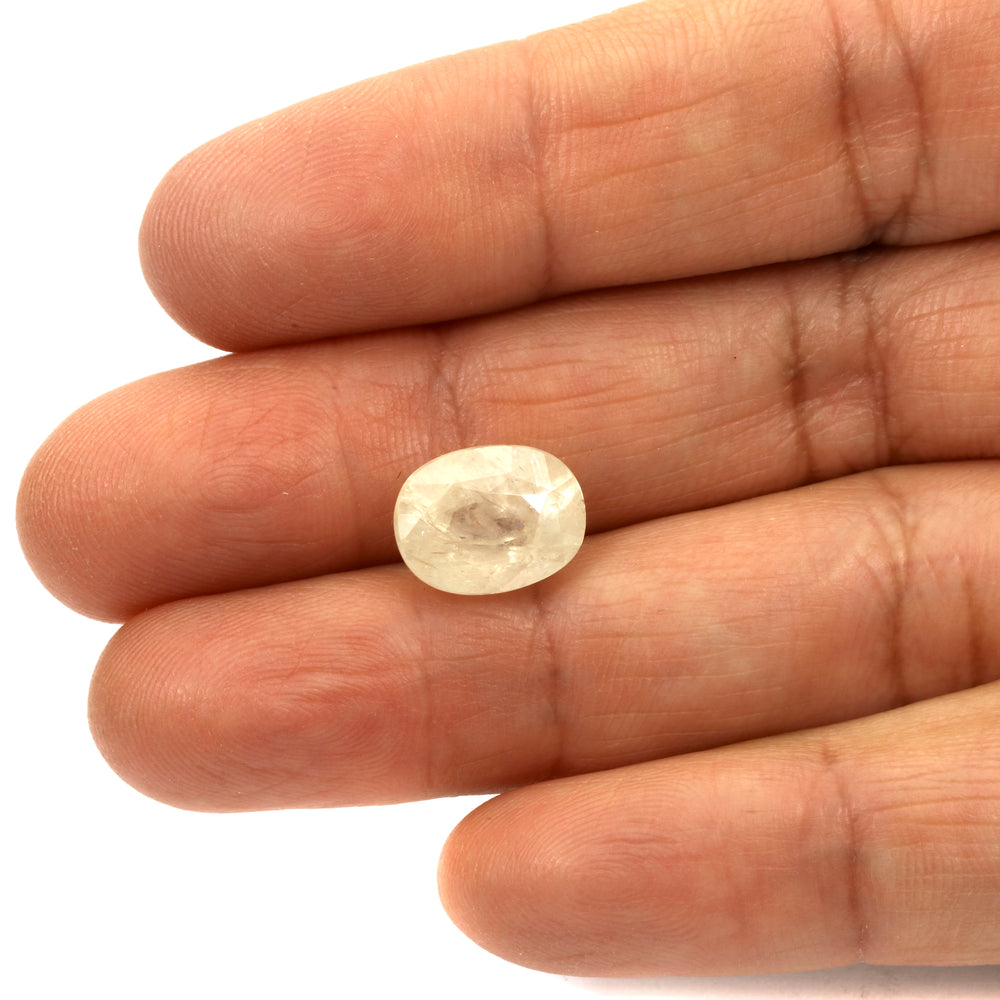 Certified Yellow Sapphire-9.23Carats (10.15 Ratti) Sri Lanka (Ceylon), SKU:UPZI14