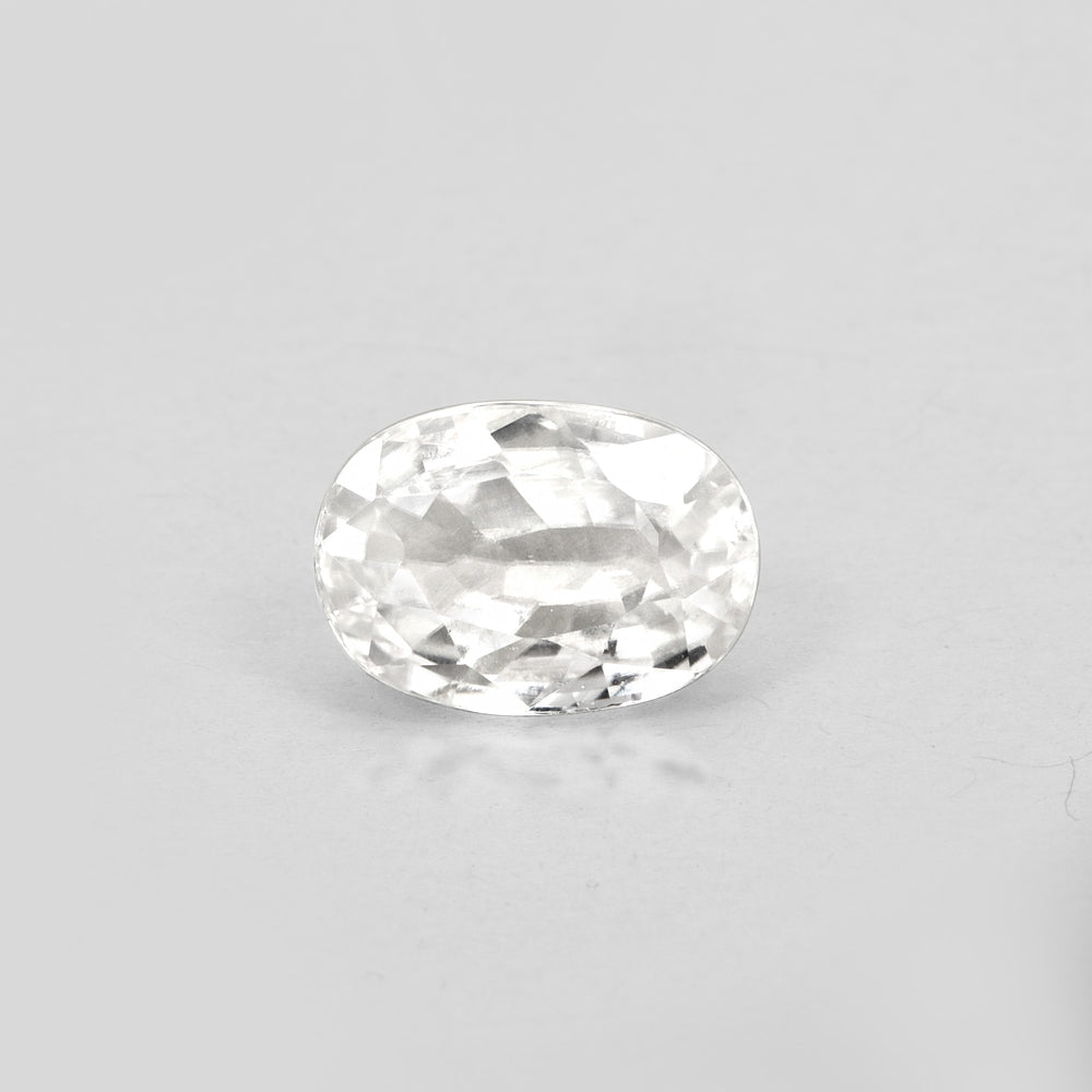 Certified White Zircon 6.48 Cts (7.12 Ratti) USVW60