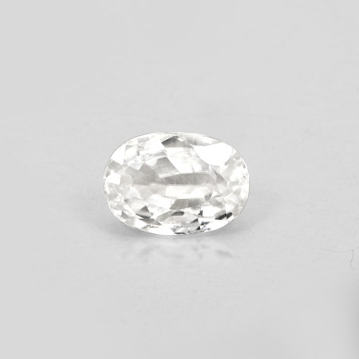 Certified White Zircon 6.47 Cts (7.12 Ratti) USVW60