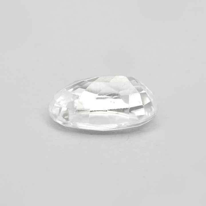 Certified White Zircon 6.47 Cts (7.12 Ratti) USVW60