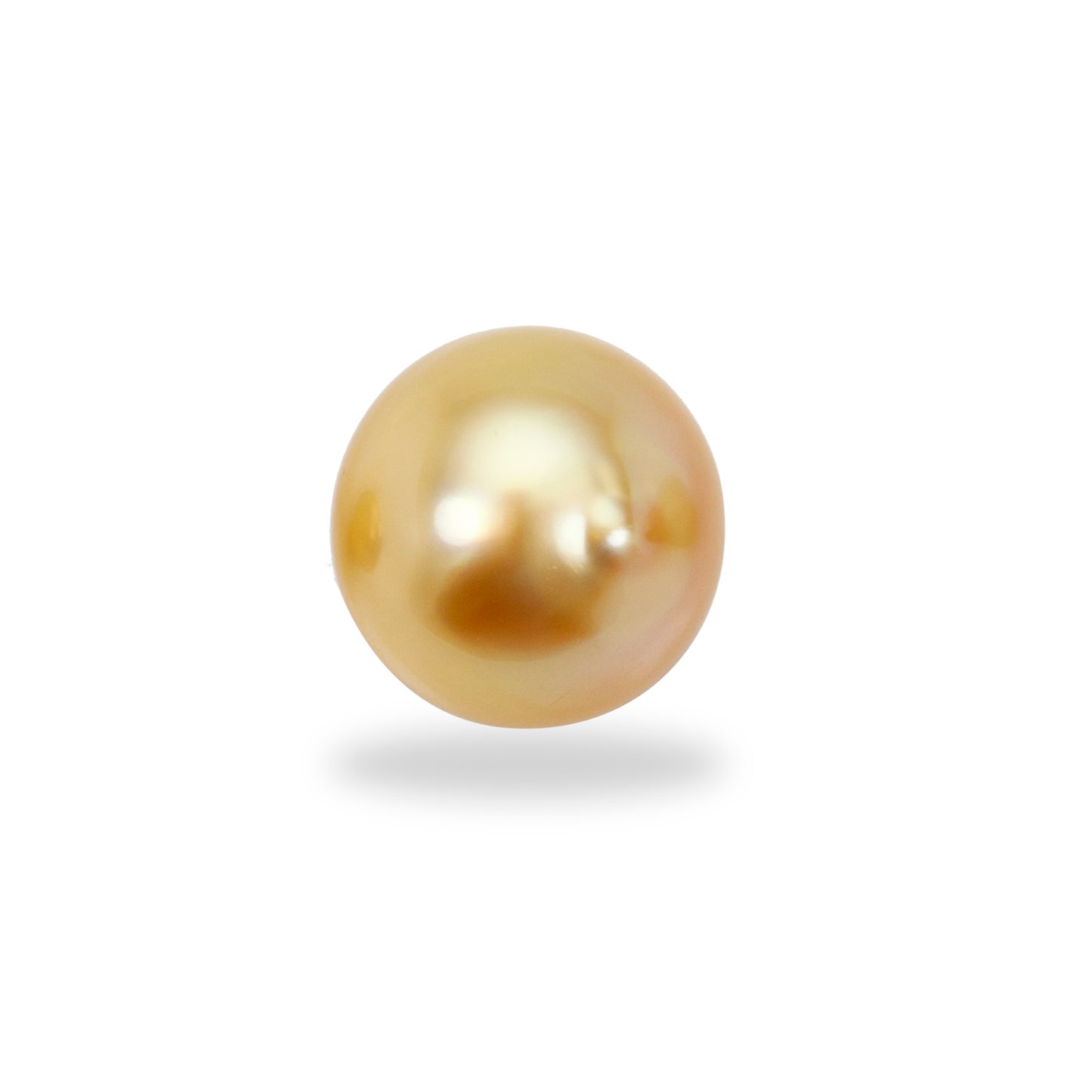 Golden South Sea Pearl 12mm Button Undrilled 14.30 Carats (15.73 Ratti) MZOZ41