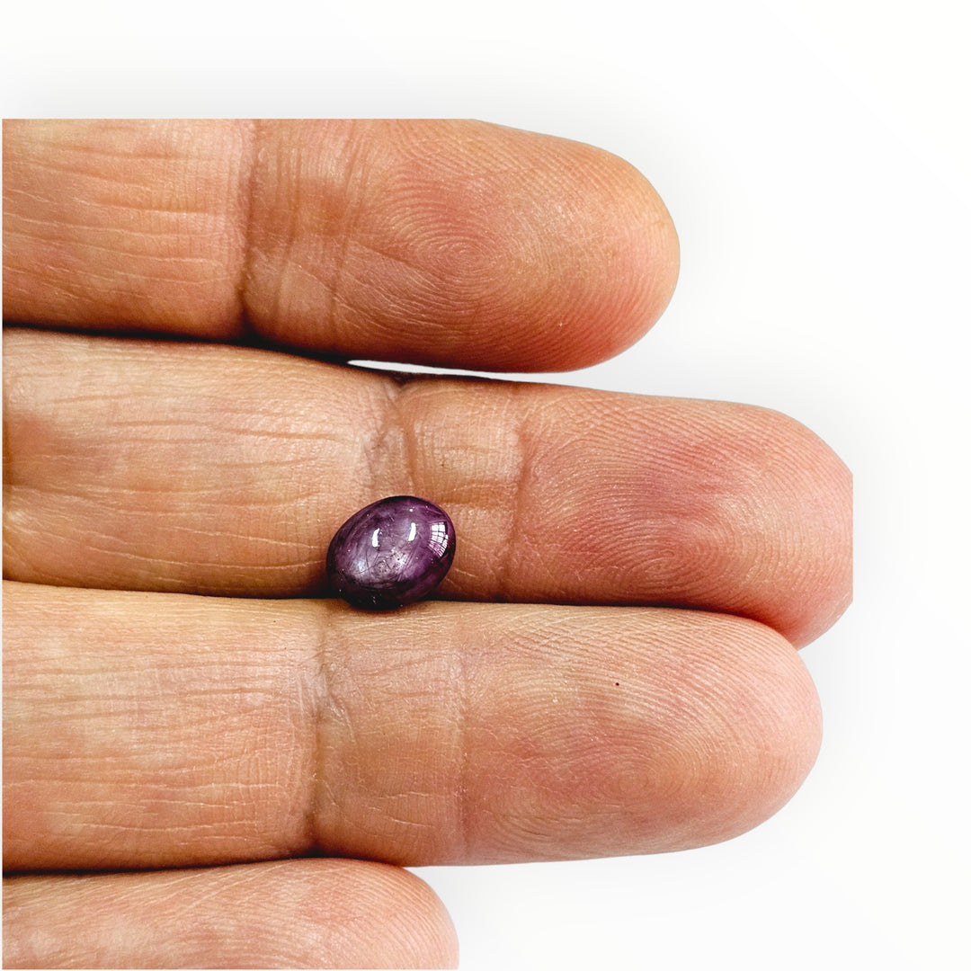 Certified Star Ruby (Manik) 3.43 Carats (3.77 Ratti) Burma SKU:UVXB60