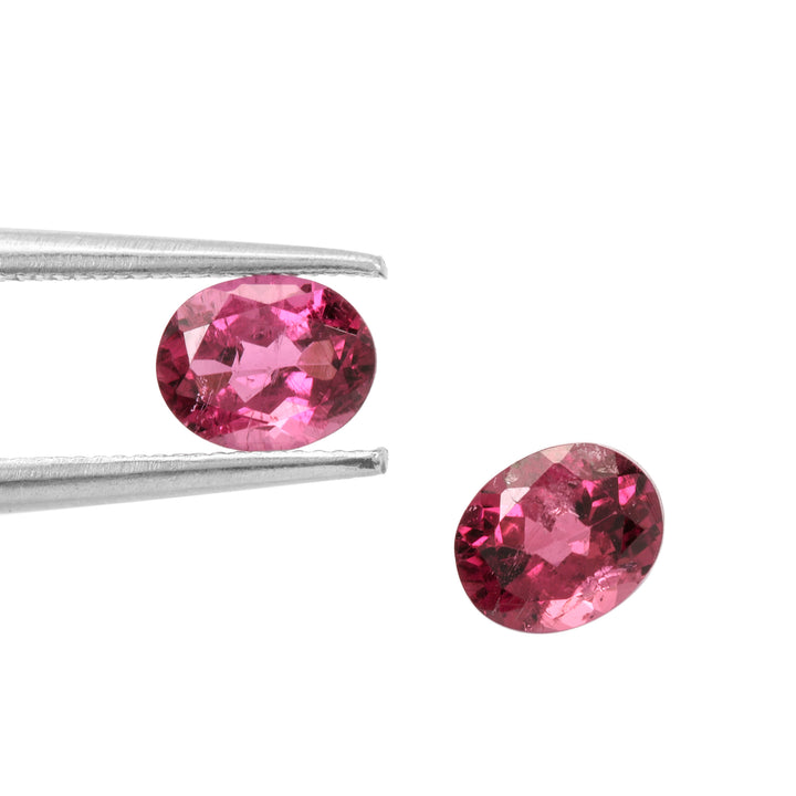 2Pc Lot Pink Tourmaline (Oval 5x4mm)