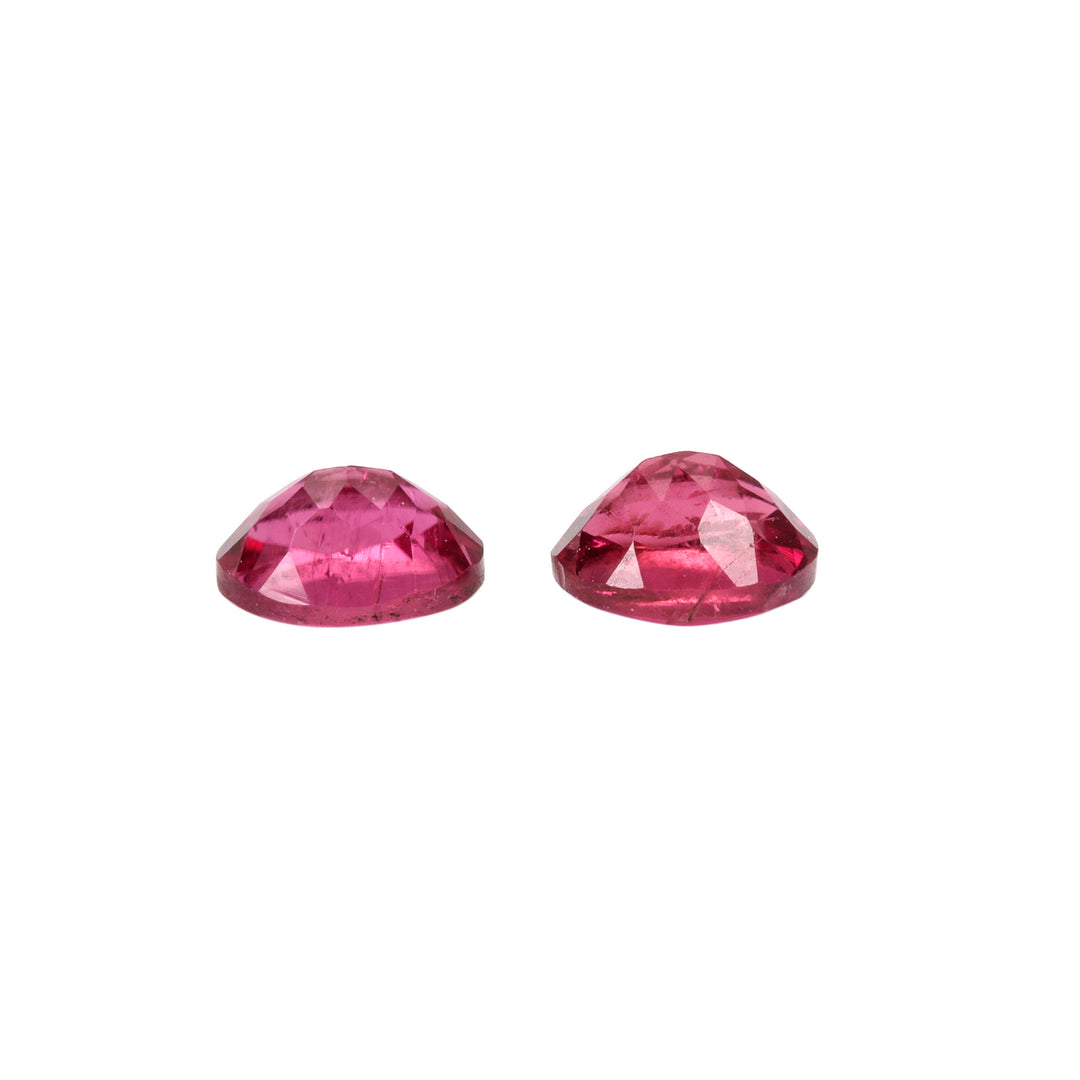 2Pc Lot Pink Tourmaline (Oval 5x4mm)