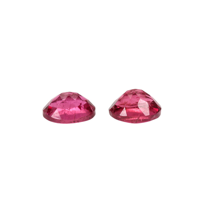 2Pc Lot Pink Tourmaline (Oval 5x4mm)