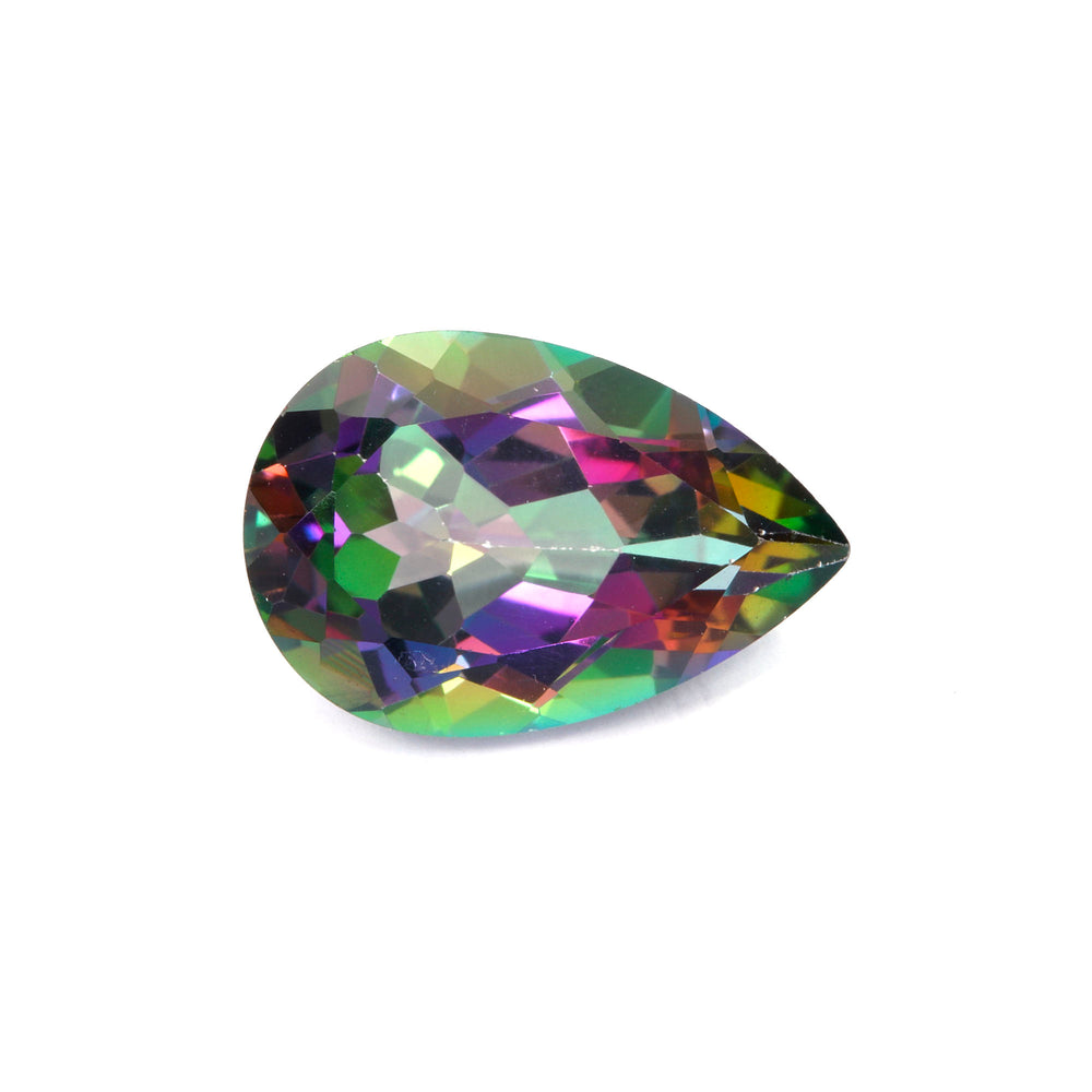 Mystic Green Topaz (Pear 12x8mm) 3.15 Carats