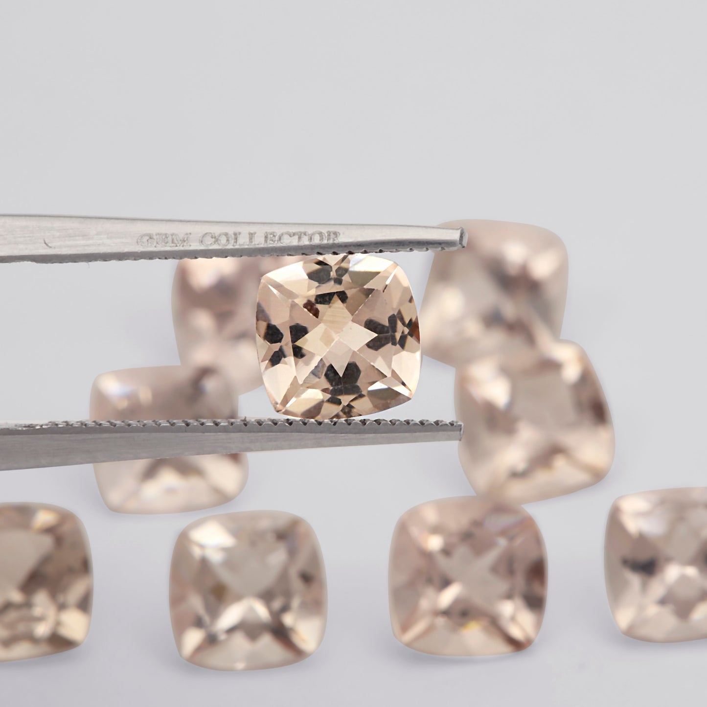 Peach Morganite 6x6mm 0.80 Carats