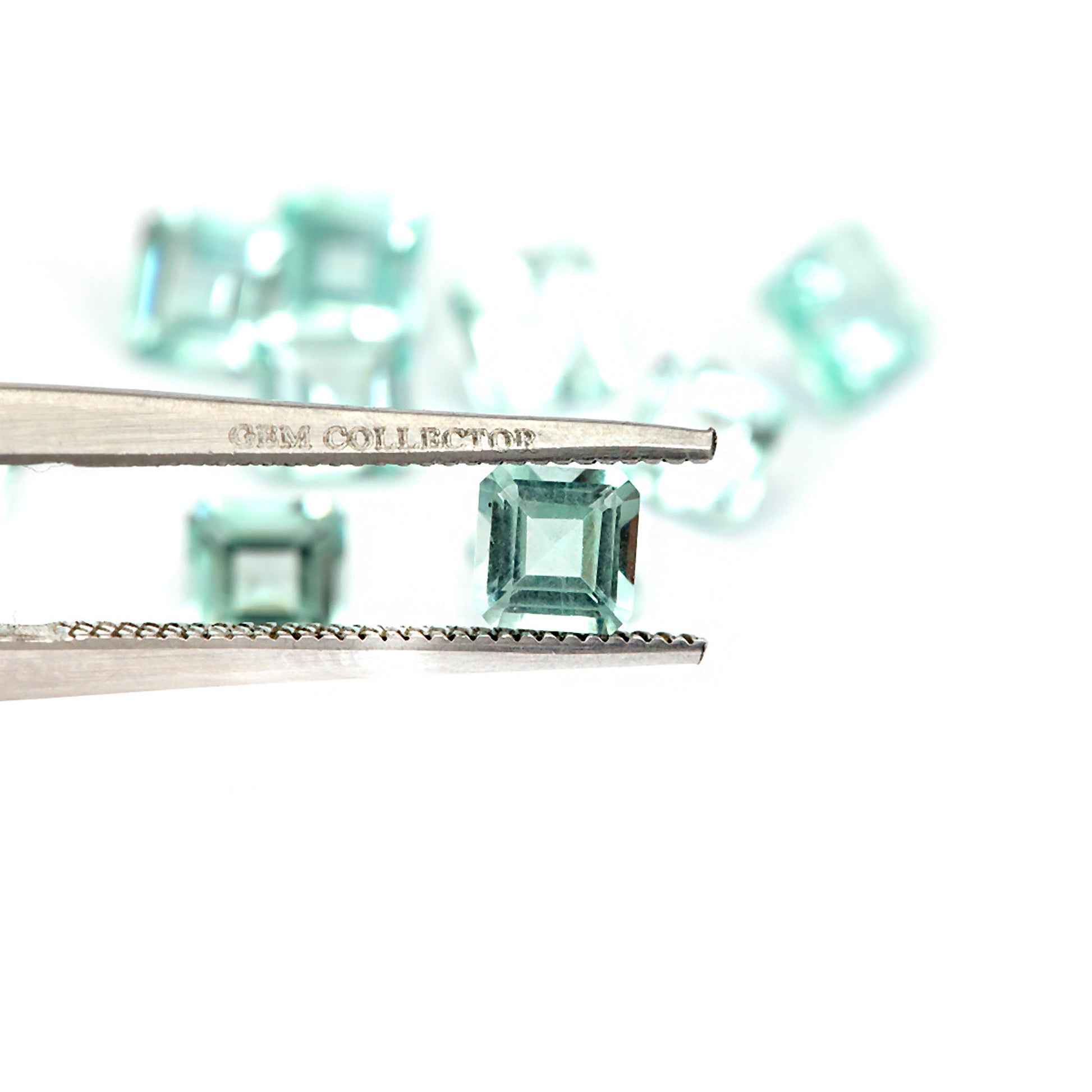 Green Aquamarine 4x4mm 0.20 Carats