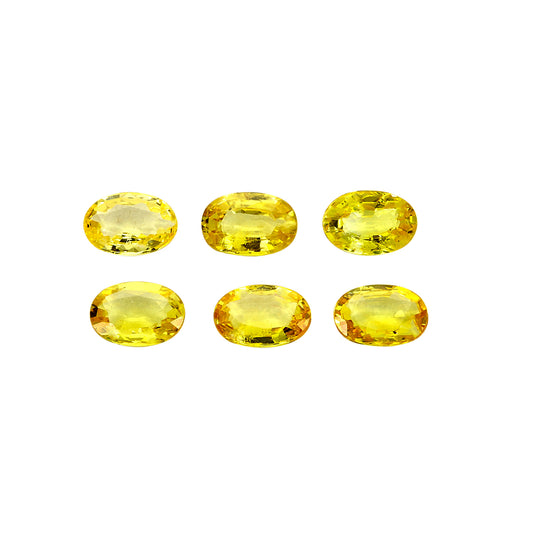 Yellow Sapphire 6x4mm 0.40 Carats