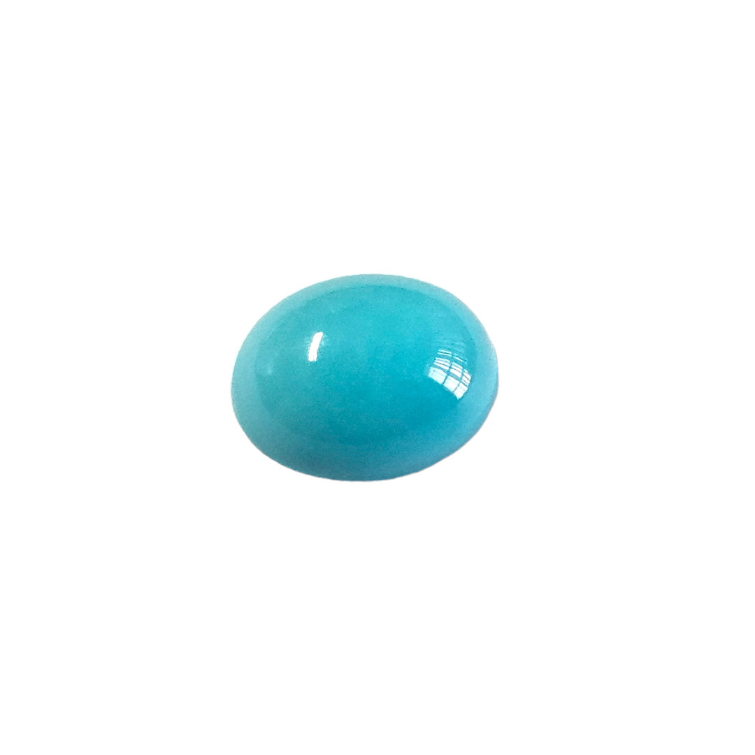 Turquoise (Firoza) Oval 3.30 Cts (3.63 Ratti)