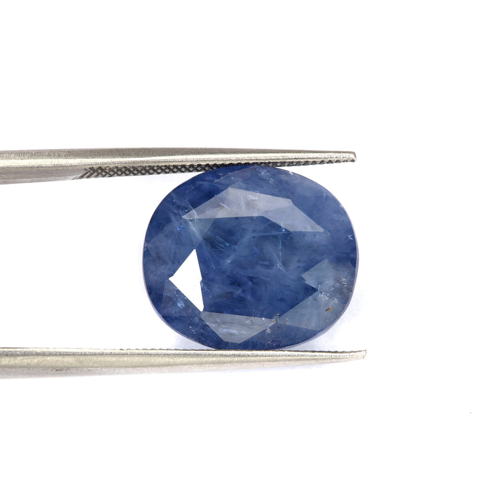 Certified Blue Sapphire-9.19 Carats (10.12Ratti) Sri Lanka (Ceylon), SKU:VKZI34