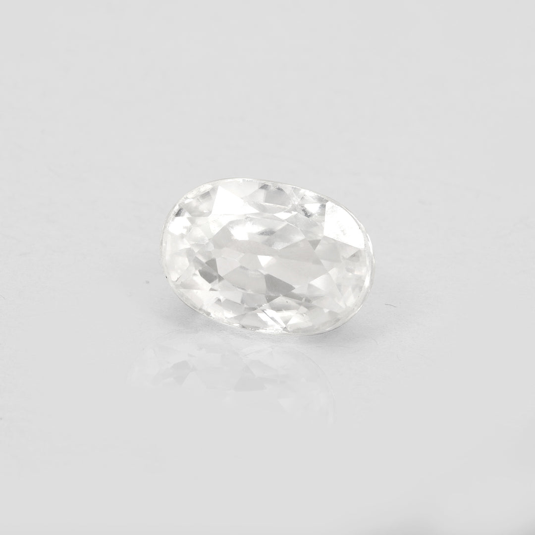 Certified White Zircon 7.55 Cts (8.31 Ratti) VOVW73