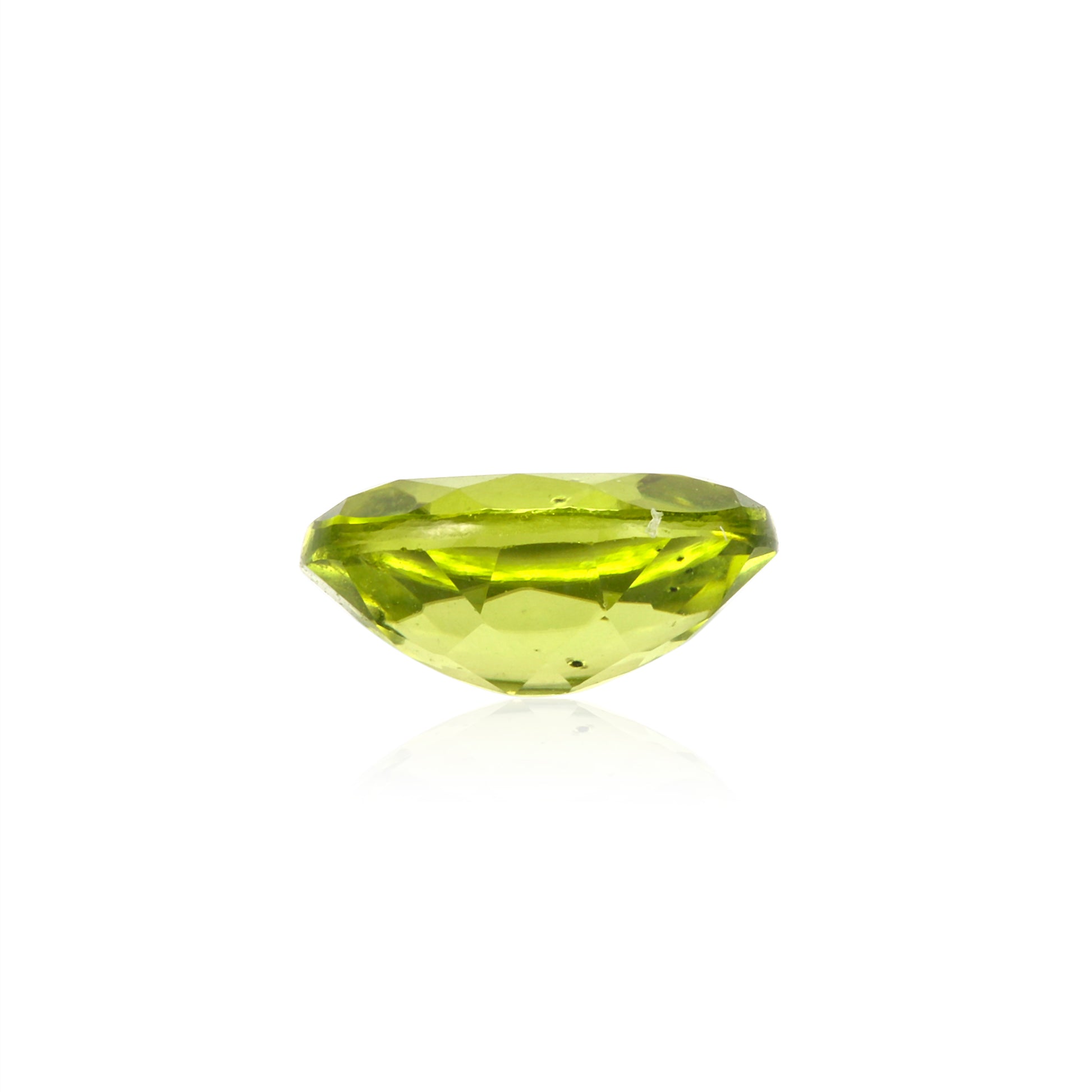 Certified Peridot Oval 1.75 Carats