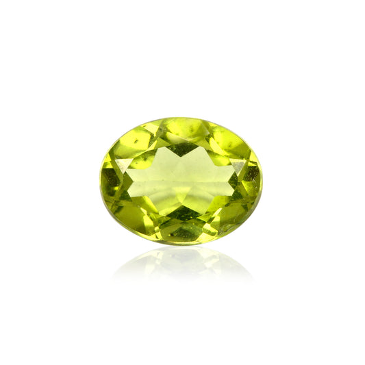 Certified Peridot Oval 1.75 Carats