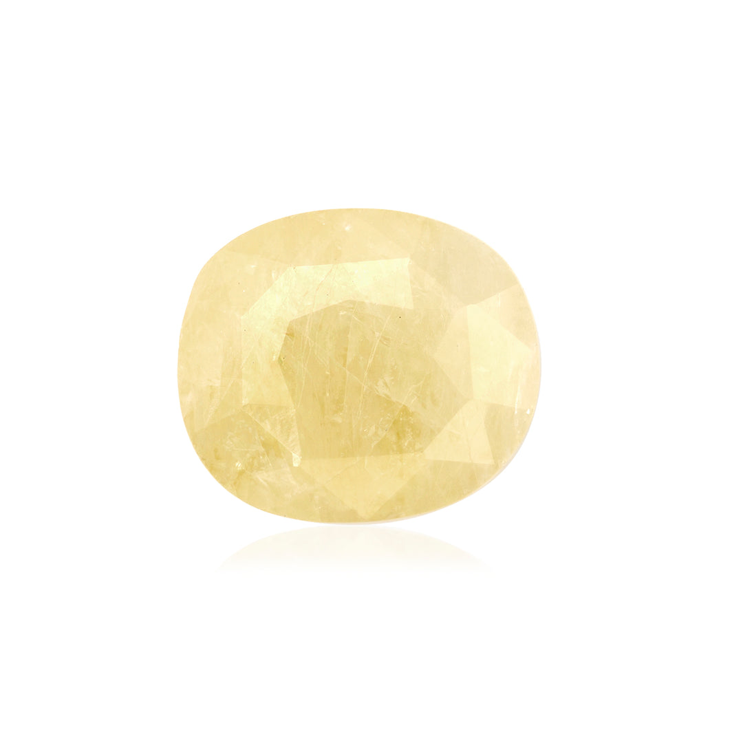 Yellow Sapphire (Pukhraj) 13.09Cts (14.40 Ratti) Burma