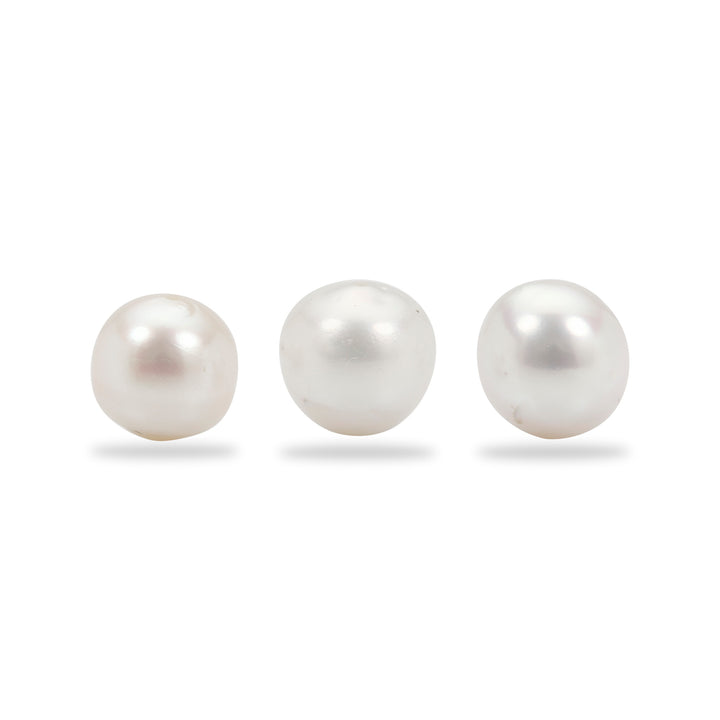 White South Sea Pearl Full Drilled 8mm-9mm 4.65 Carats