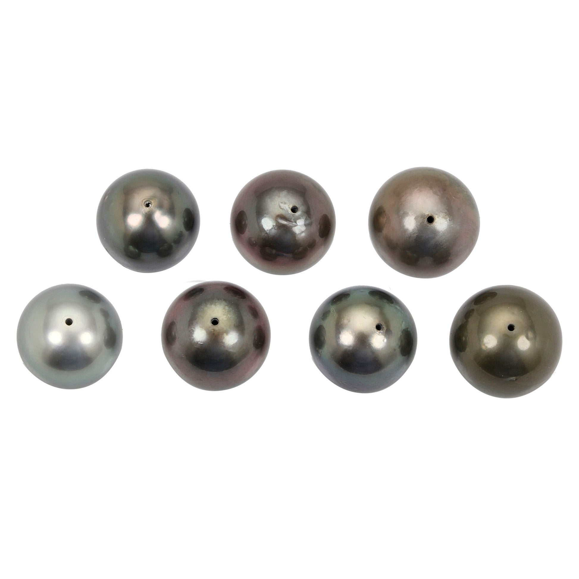 Tahitian Peacock Pearl Full Drilled 13-14mm 15.80 Carats VRQD54