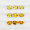 2Pc Lot Songea Yellow Sapphire 4x3mm 0.40 Carats
