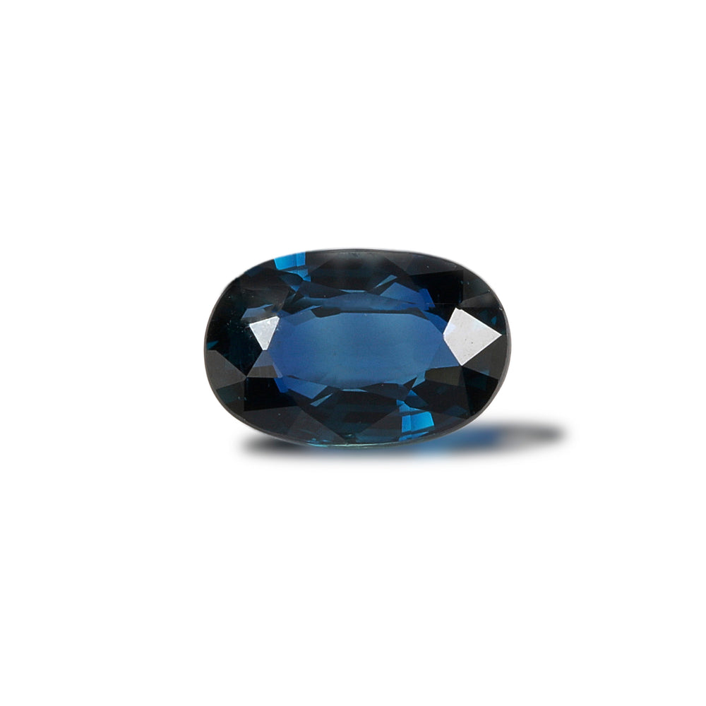 Certified Nigerian Blue Sapphire Oval 1.07 Carats VUCI97