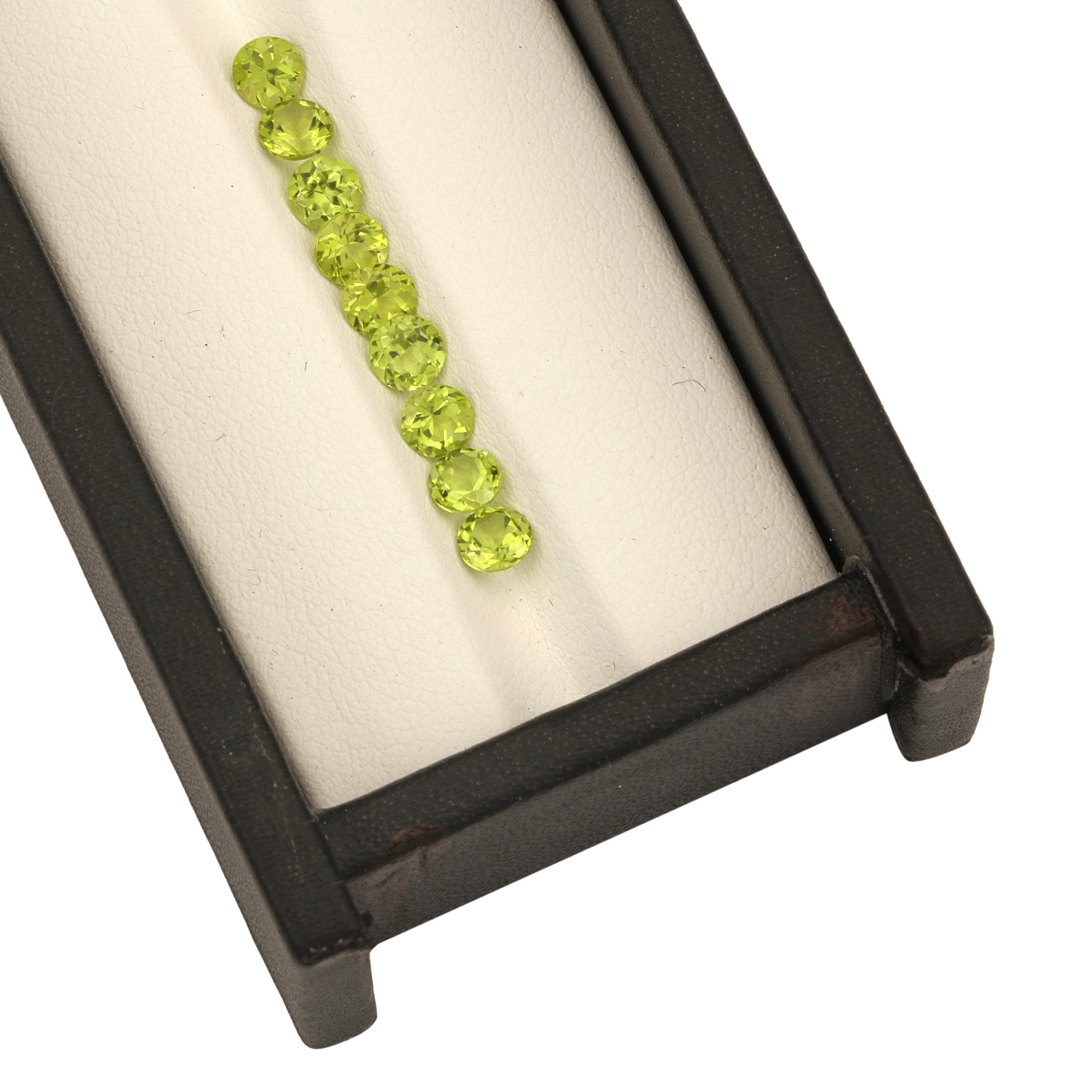 5Pc Lot Peridot 4x4mm 1.55 Carats