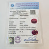 Certified Ruby (Manik) 6.32 Cartas (6.95 Ratti) SKU-WAZA37