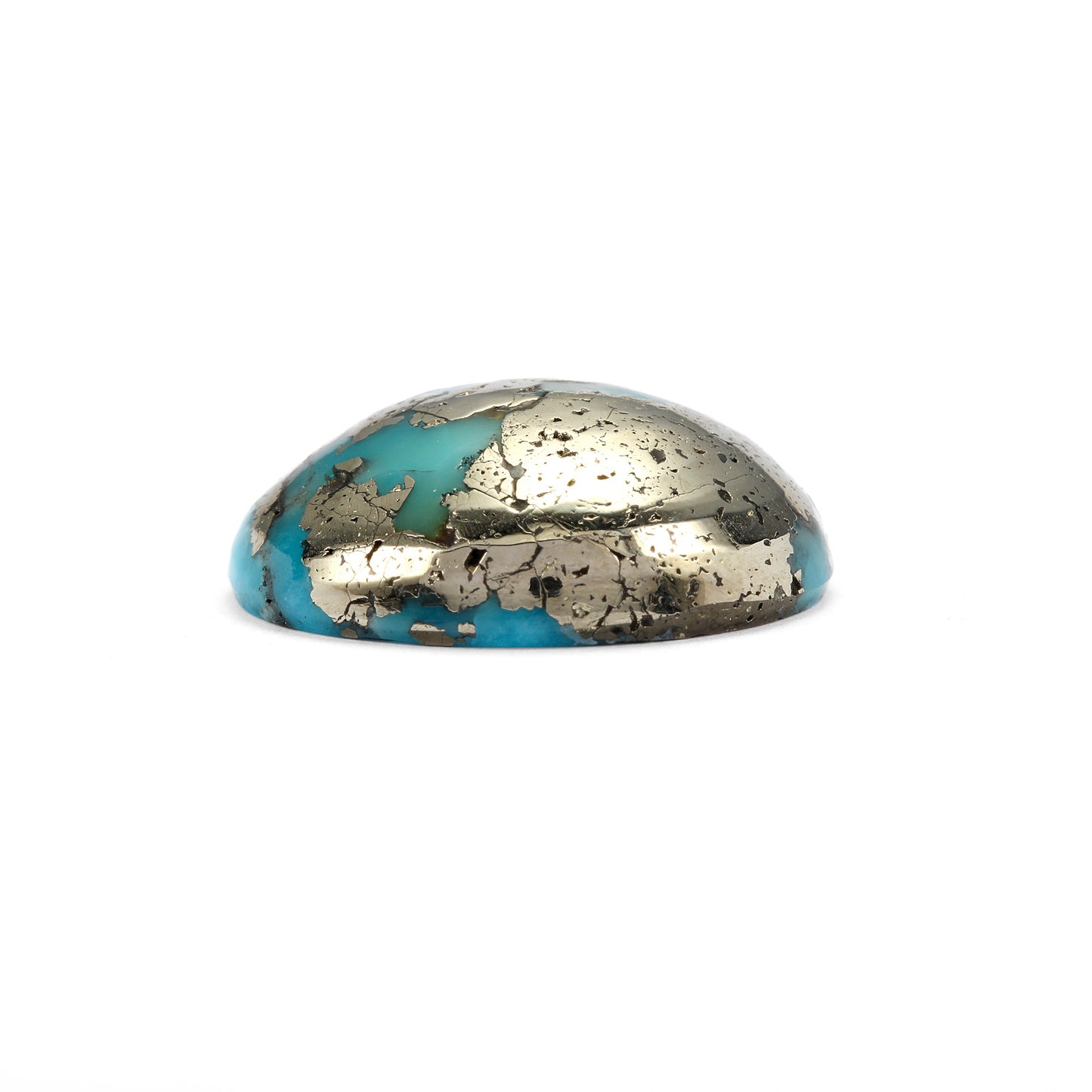 Certified Nishapuri Turquoise (Firoza) Oval 8.24Cts (9.06 Ratti) WEZI53