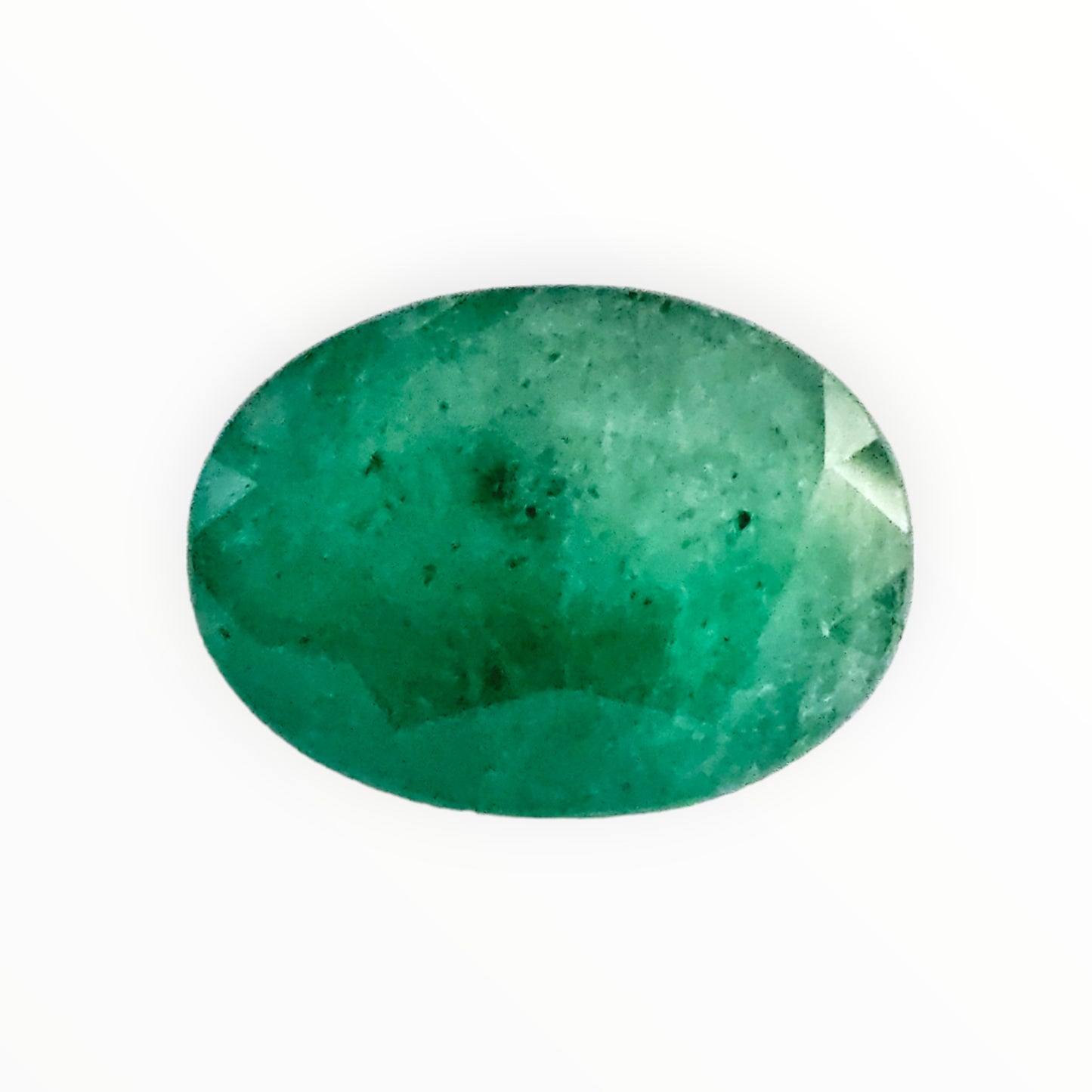 Certified Zambian Emerald (Panna)-7.66 Carats (8.43 Ratti) Zambia, SKU:Wh0306