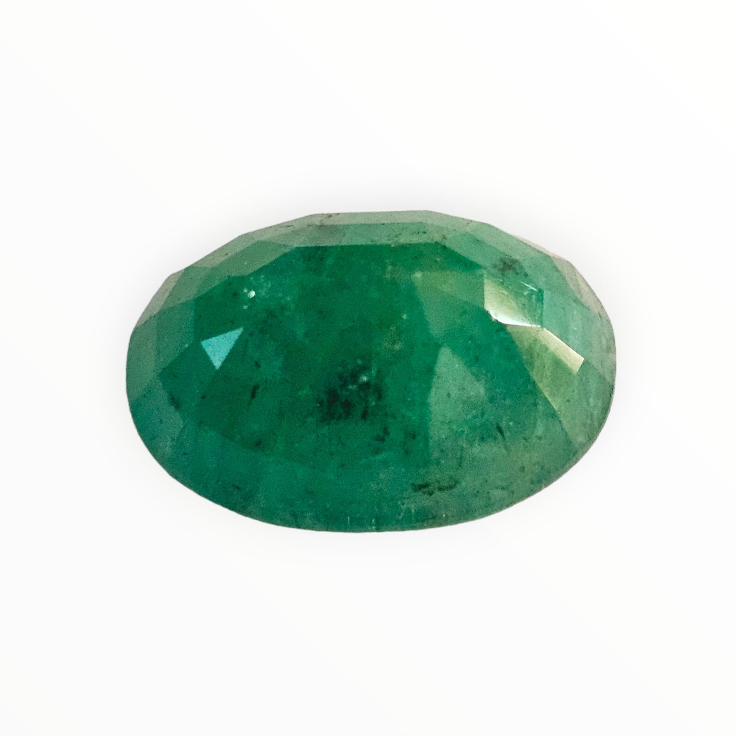 Certified Zambian Emerald (Panna)-7.66 Carats (8.43 Ratti) Zambia, SKU:Wh0306