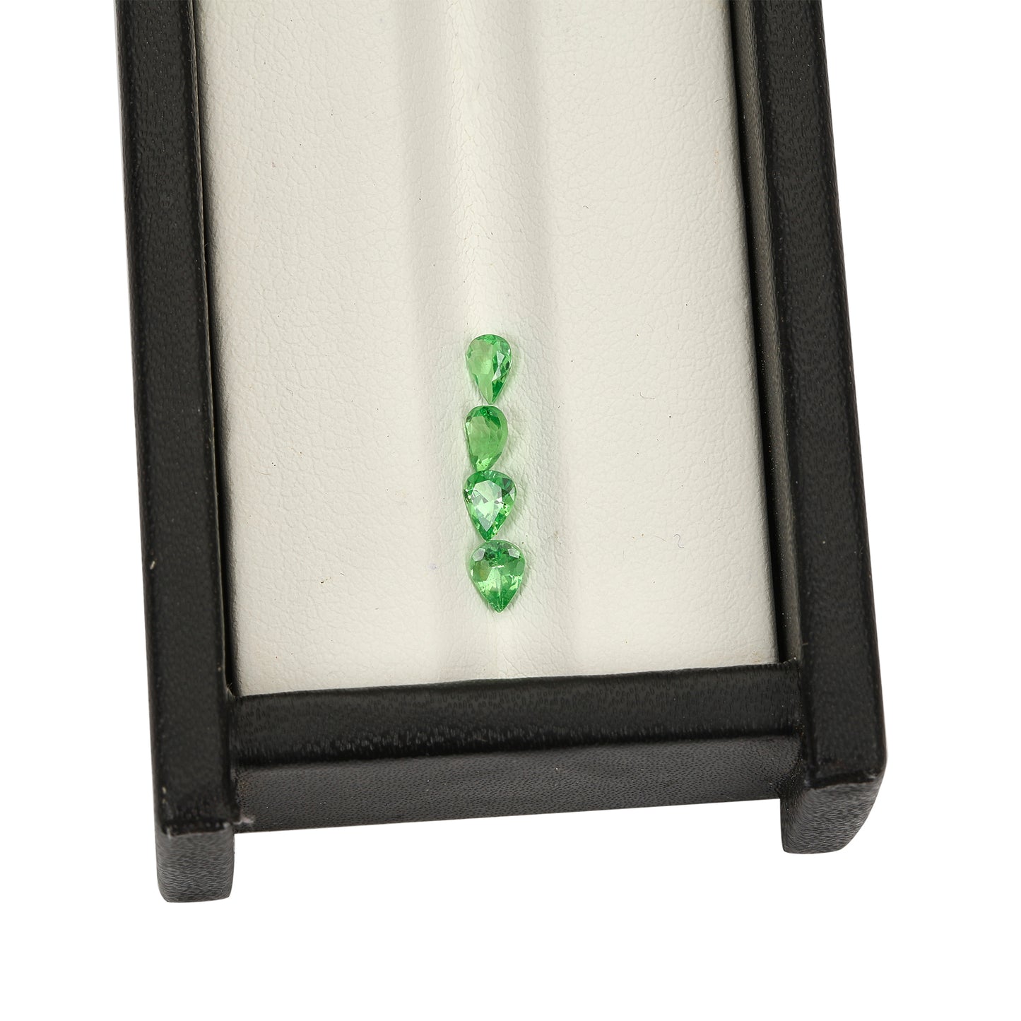 4Pc Lot Tsavorite Garnet (Pear 4x3mm) 0.65 Carats WHSO95