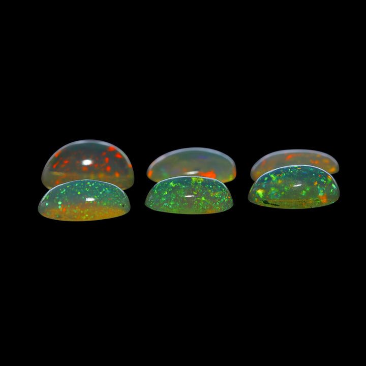 7Pc Lot Ethiopian Opal 6x4mm 1.90 Carats