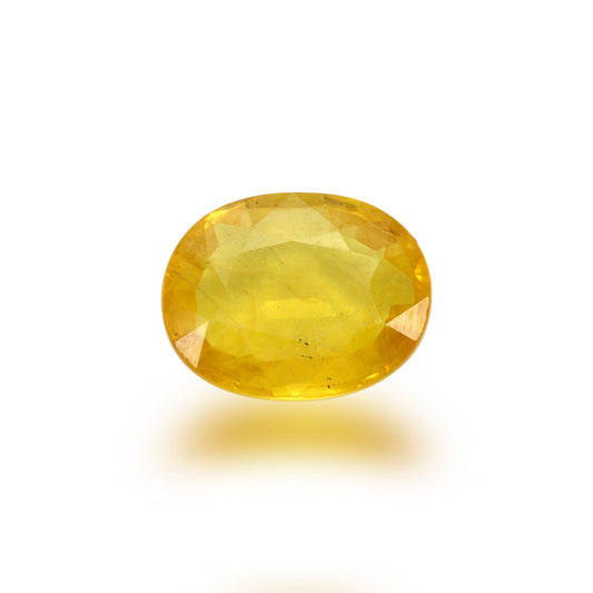 Yellow Sapphire (Pukhraj) 4.40 Cts (4.84 Ratti) Thailand