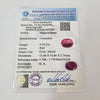 Certified Ruby (Manik) 5.43 Cartas (5.97 Ratti)