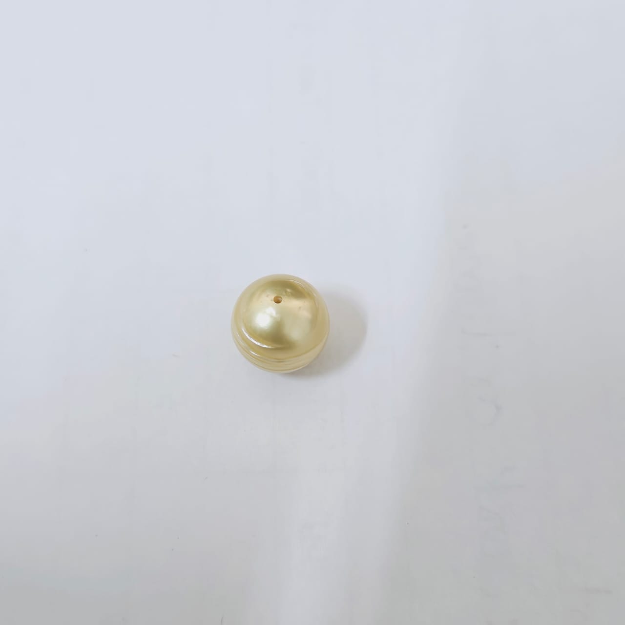 Golden South Sea Pearl 10mm Full Drilled 7.10 Carats WSCI14